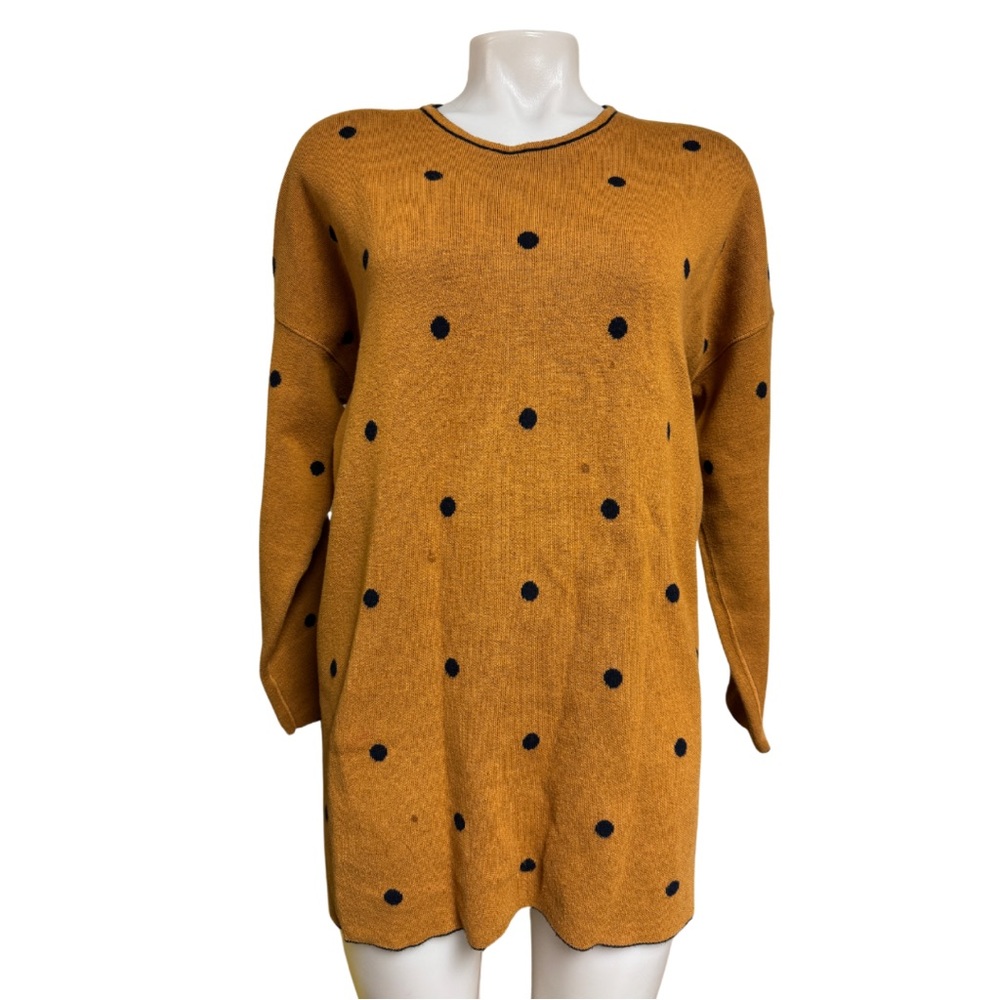Women reversible polka dot jumper sz large